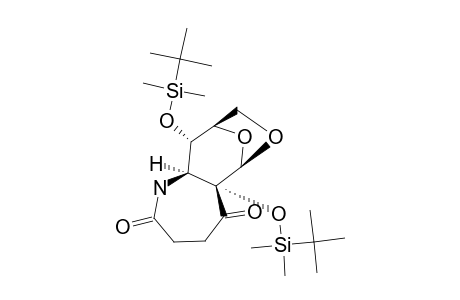 (1R,2R,8S,9S,10R)-4-AZA-2,9-BIS-TERT.-BUTYLDIMETHYLSILOXY-11,13-DIOXA-TRICYClO-[8.2.1.0^3,9]-TRIDECANE-5,8-DIONE