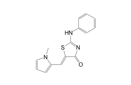 (5Z)-2-anilino-5-[(1-methyl-1H-pyrrol-2-yl)methylene]-1,3-thiazol-4(5H)-one