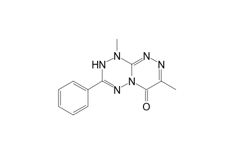 6H-[1,2,4]Triazino[4,3-b]-1,2,4,5-tetrazin-6-one, 1,2-dihydro-1,7-dimethyl-3-phenyl-