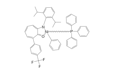 7-PARA-TRIFLUOROMETHYLPHENYL-2-(2,6-DIISOPROPYL)-ANILINOTROPONE-NICKEL-(TRIPHENYLPHOSPHINE)-PHENYL-COMPLEX