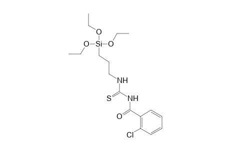 1-(o-CHLOROBENZOYL)-2-THIO-3-[3-(TRIMETHOXYSILYL)PROPYL]UREA