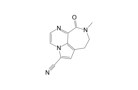 2-Cyano-8-methylazepino[hi]azaindolizine-7-one