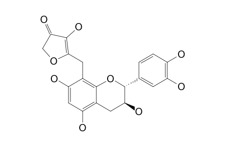 (+)-1''-METHYLENE-6''-HYDROXY-2H-FURAN-5''-ONE-8-CATECHIN