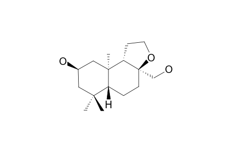 8-BETA,17-EPOXY-13,14,15,16-TERTANOR-ENT-LABDANE-2-BETA,17-DIOL