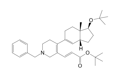 (E)-(1''S,3a''R,7a''S)-tert-Butyl 3-[1'-benzyl-4'-(1''-tert-butoxy-7a''-methyl-2'',3'',3a'',6'',7'',7a''-hexahydro-1''H-indene-5''-yl)-1',2',5',6'-tetrahydropyridine-3'-yl]acrylate