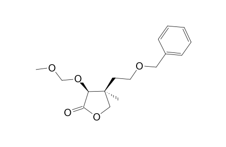 (3S,4S)-3-(methoxymethoxy)-4-methyl-4-(2-phenylmethoxyethyl)-2-oxolanone