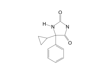 5-cyclopropyl-5-phenylhydantoin