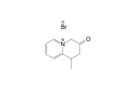 1-METHYL-3-OXO-1,2,3,4-TETRAHYDROQUINOLIZINIUM-BROMIDE