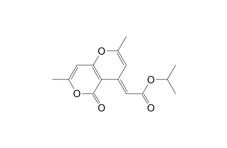 4H,5H-Pyrano[4,3-b]pyran, acetic acid deriv.