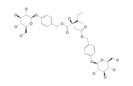 BIS-[4-(BETA-D-GLUCOPYRANOSYLOXY)-BENZYL]-S-(-)-2-SEC.-BUTYLMALATE