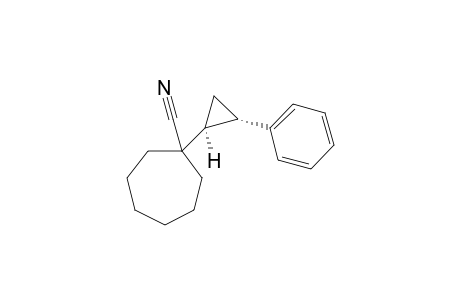 1-[(1S,2S)-2-phenylcyclopropyl]cycloheptanecarbonitrile