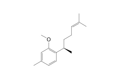 (R)-2-methoxy-4-methyl-1-(6-methylhept-5-en-2-yl)benzene