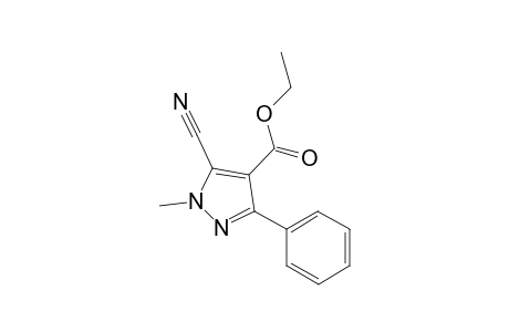 5-CYANO-1-METHYL-3-PHENYL-1H-PYRAZOLE-4-CARBOXYLIC-ACID-ETHYLESTER