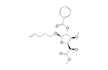 METHYL-1-O-(4-PENTENYL)-2-O-BENZOYL-3-O-METHYL-ALPHA-L-IDOFURANOSYLURONATE