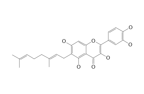 5,7,3',4'-TETRAHYDROXY-6-GERANYLFLAVONOL