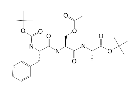 N-[N-(TERT.-BUTOXYCARBONYL)-L-PHENYLALANYL-(BETA-O-ACETYL)-L-SERYL]-O-TERT.-BUTYL-L-ALANIN