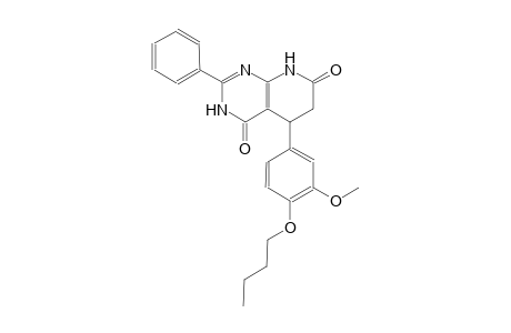 5-(4-butoxy-3-methoxyphenyl)-2-phenyl-5,8-dihydropyrido[2,3-d]pyrimidine-4,7(3H,6H)-dione