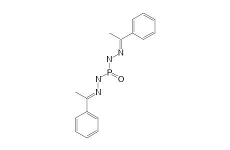 N(1),N(5)-BIS-(1-PHENYLETHYLIDENE)-PHOSPHONIC-DIHYDRAZIDE