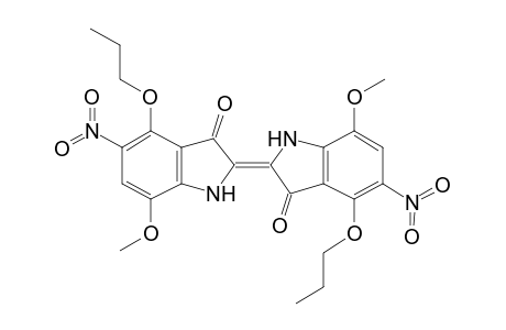 4,4'-Dipropoxy-7,7'-dimethoxy-5,5'-dinitroindigotin