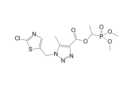 O,O-Dimethyl .alpha.-[1-(2-chloro-thiazol-5-ylmethyl)-5-methyl-1H-1,2,3-triazol-4-ylcarbonyloxy]ethylphosphonate