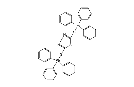 (1,3,4-THIADIAZOLE-2,5-DIYLDITHIO)BIS[TRIPHENYLLEAD]