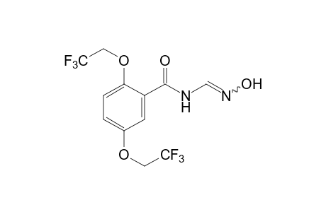 2,5-bis(2,2,2-trifluoroethoxy)-N-formylbenzamide, N-oxime