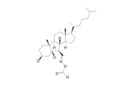 3-BETA,5-BETA-DIHYDROXY-6-BETA-THIOSEMICARBAZONE-B-NOR-CHOLANATE