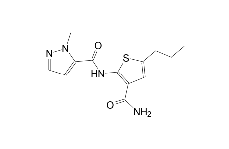 N-[3-(aminocarbonyl)-5-propyl-2-thienyl]-1-methyl-1H-pyrazole-5-carboxamide