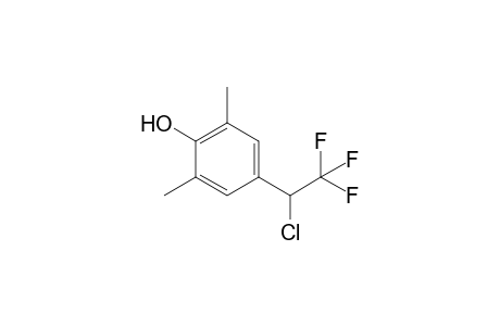 4-[1'-Chloro-2',2',2'-trifluoroethyl]-2,6-dimethylphenol