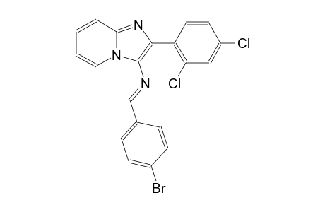 imidazo[1,2-a]pyridin-3-amine, N-[(E)-(4-bromophenyl)methylidene]-2-(2,4-dichlorophenyl)-