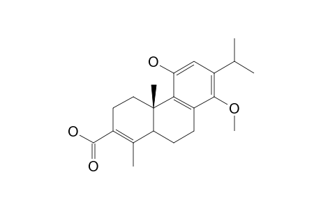 TRIPTOBENZENE-H;11-HYDROXY-14-METHOXY-19-(4->3)-ABEO-ABIETA-3,8,11,13-TETRAENE-18-OIC-ACID