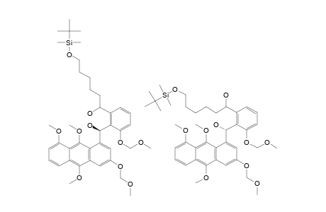 #11;6-(TERT.-BUTYLDIMETHYLSILANYLOXY)-1-[2-[HYDROXY-(8,9,10-TRIMETHOXY-3-METHOXYMETHOXY-ANTHRACEN-1-YL)-METHYL]-3-METHOXYMETHOXYPHENYL]-HEXAN-1-OL