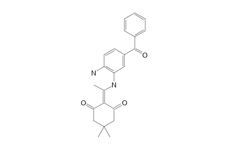 2-[1-(2-AMINO-5-BENZOYLPHENYL)-AMINO]-ETHYLIDENE-5,5-DIMETHYL-1,3-CYCLOHEXANEDIONE