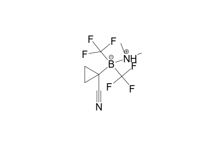 1-(Cyano-1-Cyclopropyl), bis(trifluoromethyl)-borane (N-B)dimethylamine adduct