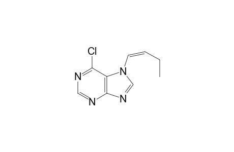 (Z)-7-(BUT-1-EN-1-YL)-6-CHLORO-7H-PURINE