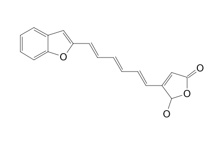 4-[(1E,3E,5E)-6-(2-BENZOFURANYL)-HEXA-1,3,5-TRIENYL]-5-HYDROXY-2(5H)-FURANONE