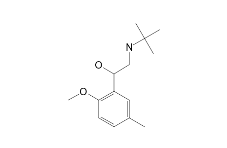 1-(2'-METHOXY-5'-METHYLPHENYL)-2-TERT.-BUTYLAMINOETHAN-1-OL