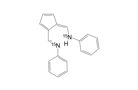 (15)N,(15)N-DIPHENYL-6-AMINO-FULVENE-1-ALDIMINE;#1-(15)-N(2);[(15)N(2)]-[[5-[(PHENYLAMINO)-METHYLENE]-1,3-CYCLOPENTADIEN-1-YL]-METHYLENE]-[(15)N]-BENZENAMINE