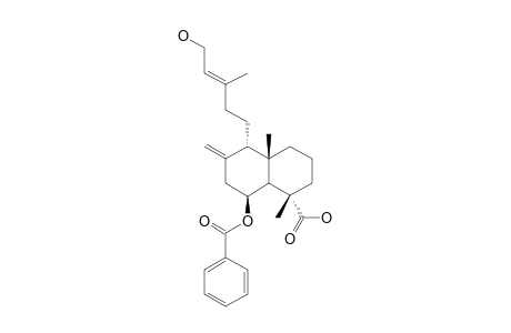 SCOPARIC-ACID;6-BENZOYL-LABDA-8(17),13-DIENE-18-OIC-ACID-15-OL