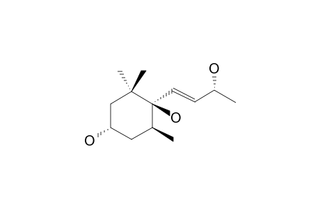 (1S,4S,6S)-1-[3-HYDROXY-BUT-(1E)-ENYL]-2,2,6-TRIMETHYL-CYCLOHEXANE-1,4-DIOL;(3S,5S,6S,9R)-3,6-DIHYDROXY-5,6-DIHYDRO-BETA-IONOL