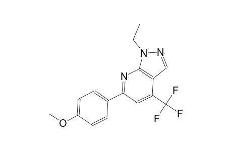 1H-pyrazolo[3,4-b]pyridine, 1-ethyl-6-(4-methoxyphenyl)-4-(trifluoromethyl)-