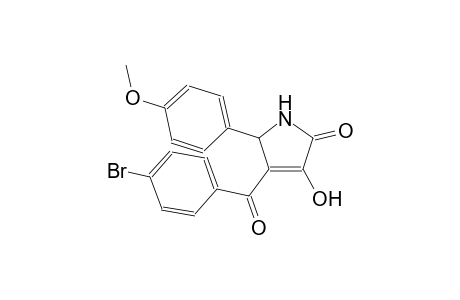 2H-pyrrol-2-one, 4-(4-bromobenzoyl)-1,5-dihydro-3-hydroxy-5-(4-methoxyphenyl)-