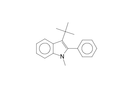 1H-Indole, 3-t-butyl-1-methyl-2-phenyl-