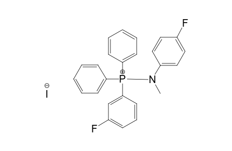 N-METHYL-N-(PARA-FLUOROPHENYL)-IMINO-META-FLUOROPHENYLDIPHENYLPHOSPHONIUM-IODIDE