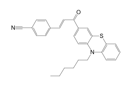 3-(4-Cyanophenyl)-1-(10-hexyl-10H-phenothazin-3-yl)prop-2-en-1-one