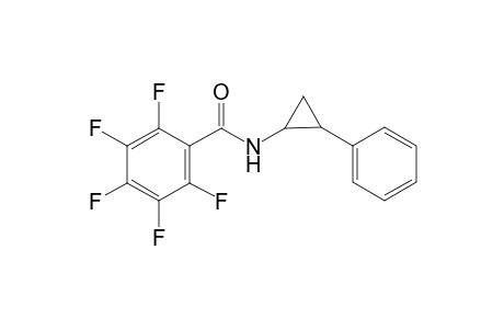 2,3,4,5,6-pentafluoro-N-(2-phenylcyclopropyl)benzamide