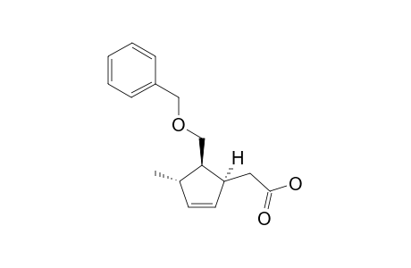 (1R,4R,5S)-(5-BENZYLOXYMETHYL-4-METHYLCYCLOPENT-2-EN-1-YL)-ACETIC-ACID