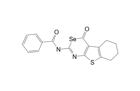 2-BENZOYLAMINO-5,6,7,8-TETRAHYDRO-4H-BENZO-[1]-THIENO-[2,3-D]-[1,3]-SELENAZINE-4-ONE