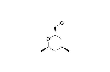 R-2-Hydroxymethyl-cis-4,cis-6-dimethyl-tetrahydropyran