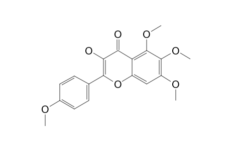 3-HYDROXY-5,6,7,4'-TETRAMETHOXYFLAVONE